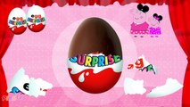 Surprise Eggs!!! Pig Mickey mouse - Свинка Мики маус - Киндер сюрприз и другие мультики!!!