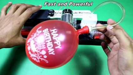 How to Make a Fast & Powerful AIR COMPRESSOR using 2 Syringes