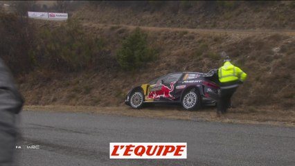 Rallye - WRC - Monte-Carlo : Ogier dans le fossé