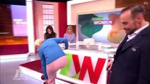 Embarrassing moment Denise Van Outen tries to do the splits on ITV