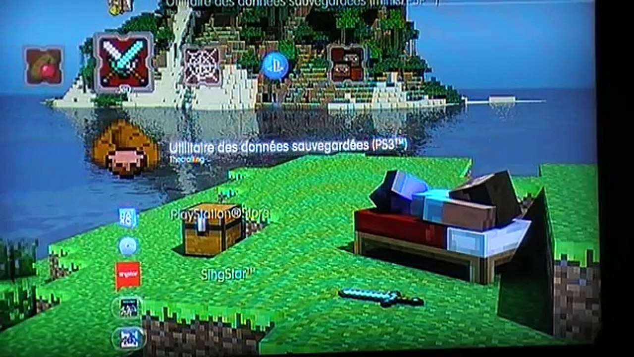 minecraft ps3 Comment avoir un block de commande :Map Minecraft ps3 modée [Français]