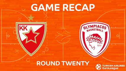 Highlights: Crvena Zvezda mts Belgrade - Olympiacos Piraeus