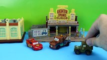 Disney Pixar Cars Lightning McQueen & Mater join Sarges Army and attened boot camp Just4fun290