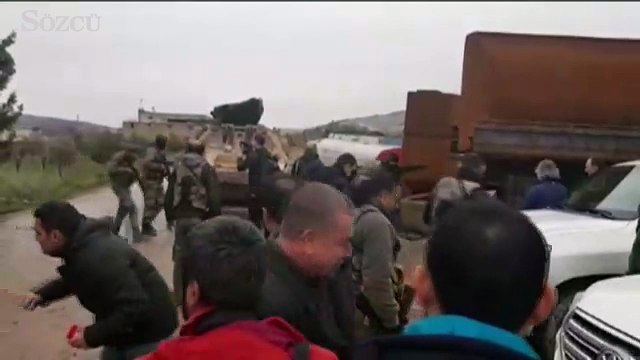 Terör örgütünden gazetecilere taciz ateşi