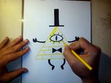 COMO DIBUJAR A BILL CIPHER - GRAVITY FALLS / how to draw bill cipher - gravity falls