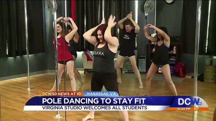 Seniors Embrace Pole Dancing to Stay in Shape