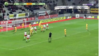 Diagne M. Goal HD - Nancy	2-2	Brest 26.01.2018
