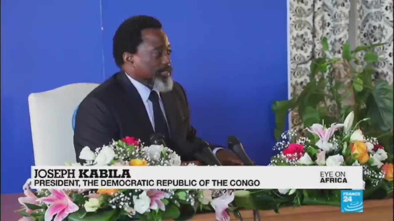 DR Congo President Kabila press conference