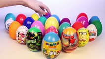 SURPRISE EGGS SUPER MARIO MICKEY MOUSE PEPPA PIG PLANES MINNIE MOUSE PLAY DOH EGGS