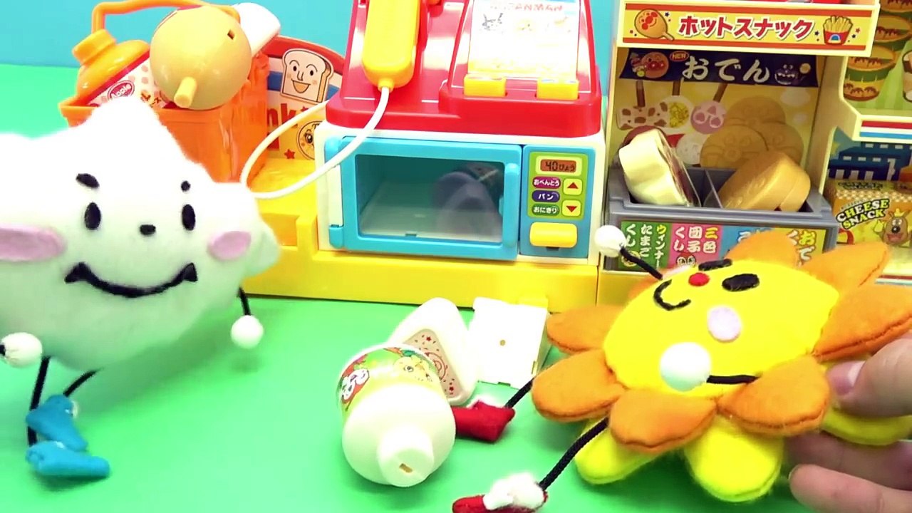 アンパンマン トーマス はたらくくるま アニメおもちゃ サンサンストーリーパトロール人気動画まとめ1~5話 パン工場 お買い物 ドライブ ごっこ遊び car toys kids video