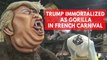 Donald Trump depicted as gorilla in France's Carnival De Nice