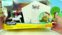DIY Spirit Riding Free Stablemates Stallion + Barn Painting Craft Set - Do It Yourself Video