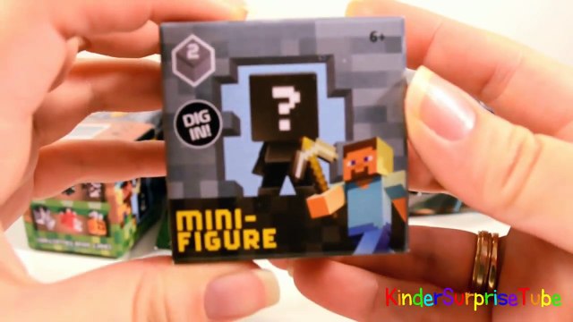 Распаковка ГИГАНТСКОЕ Яйцо Плей До МАЙНКРАФТ с Сюрпризами Пакетики Колекционные Фигурки НА РУССКОМ