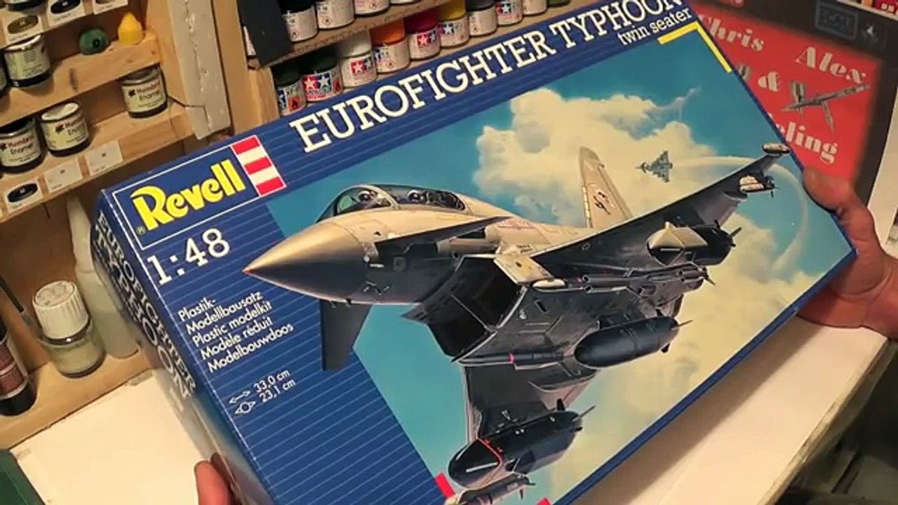 Revell 1:48 Scale EUROFIGHTER TYPHOON (Twin Seater) In Box Review