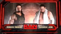 WWE 2K18-Roman Reigns vs. Samoa Joe (RAW).