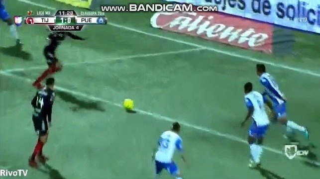Gustavo Leonardo Bou Goal ~ Club Tijuana vs FC Puebla 1-0