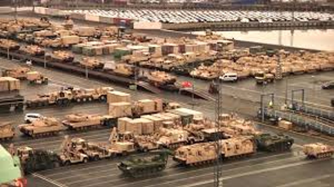 Largest Deployment of US Armaments Since Cold War Arrives in Germany
