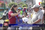 Peruanos discriminan a venezolanos en calles limeñas