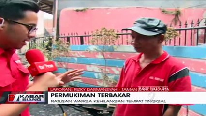Kondisi Terkini Usai Kebakaran Permukiman Padat Penduduk di Taman Sari, Jakarta