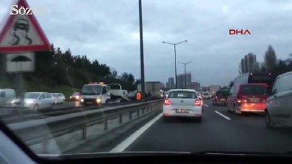 TEM'de kaza yoğunluğu