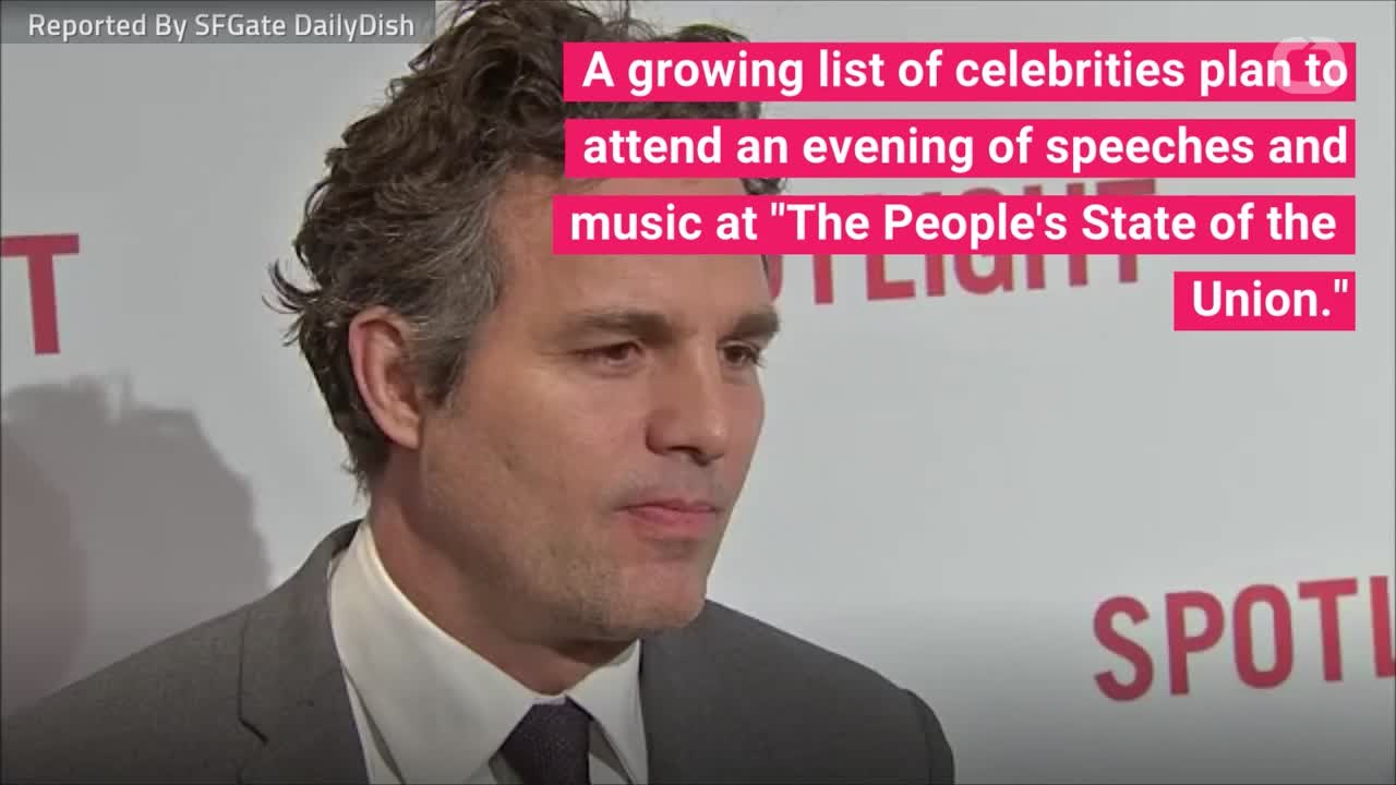 Mark Ruffalo And Other Celebrities Plan Trump Counter Events