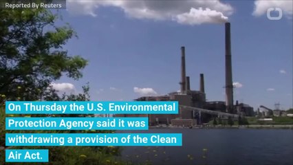 EPA 'Major Sources' Of Pollution Policy Withdrawn