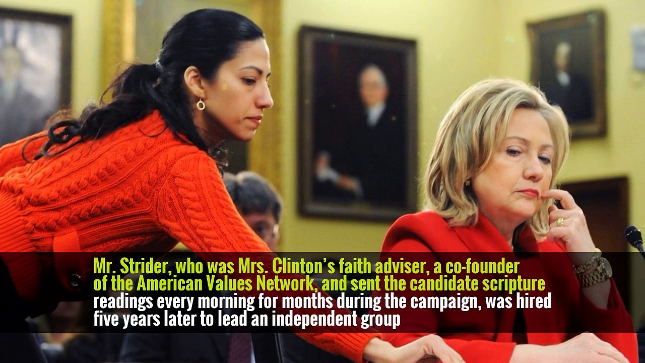 Hillary Clinton Chose to Shield a Top Adviser Accused of Harassment in 2008