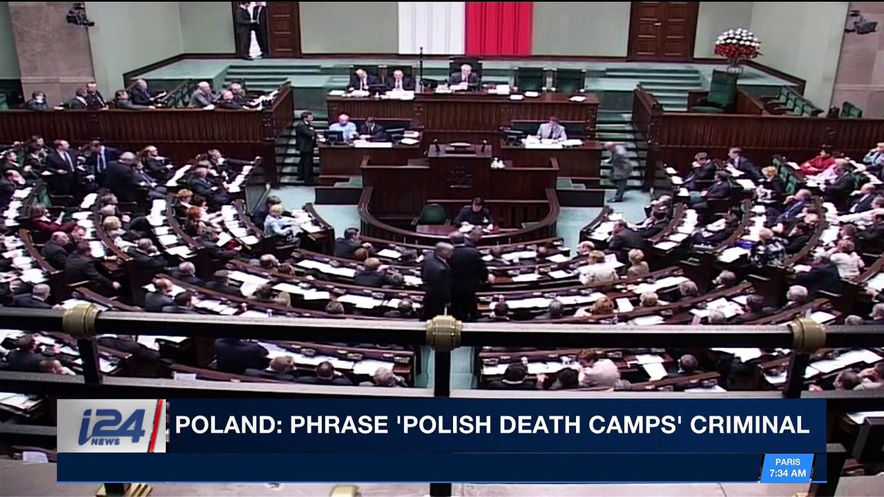 i24NEWS DESK | Poland: phrase 'Polish death camps' criminal | Saturday, January 27th 2018