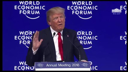 USA President Trump Davos Speech   full speech
