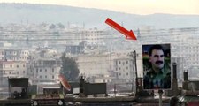YPG ve PKK İlişkisi Yeniden Gün Yüzüne Çıktı! Afrin'e Terörist Başı Öcalan Posterleri Asıldı