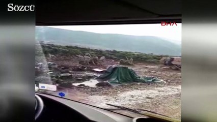 Topçu birlikleri böyle görüntülendi