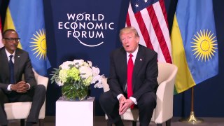 Kagame – Trump Finally Meet In Davos, But ‘Shithole’ Question Sidestepped