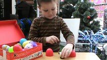 21 Киндер Сюрприз открываем пластиковые шоколадные яйца игрушки Kinder Surprise 21 plastique jouets