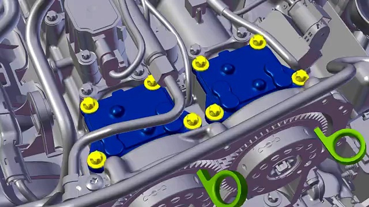 Réglage de la position de base des arbres à cames sans réglage de la pompe haute pression Type 222