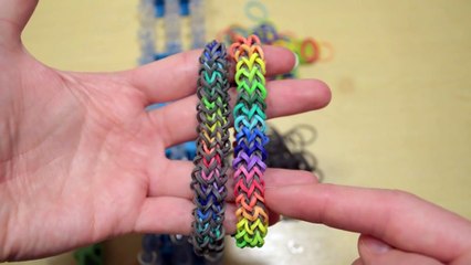 Rainbow Loom Regenbogen Armband (deutsche Anleitung)