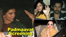 Padmaavat Controversy draws celebs to it's Screening
