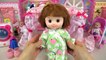 Baby doll princess bed and baby sitter toys play