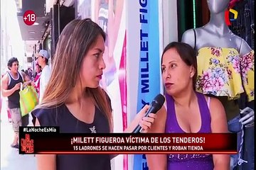 Millet Figueroa: 'tenderas' roban mil 800 soles en mercadería de su tienda