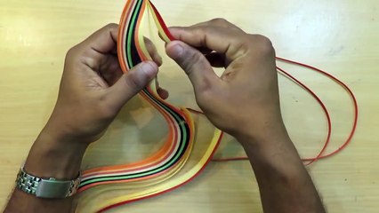 How to make a paper Heart Keychain ( valentines day special gifts ) - Easy tutorials