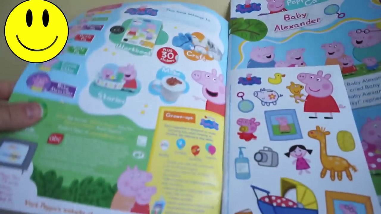 Peppa Pig magazine with ice cream set