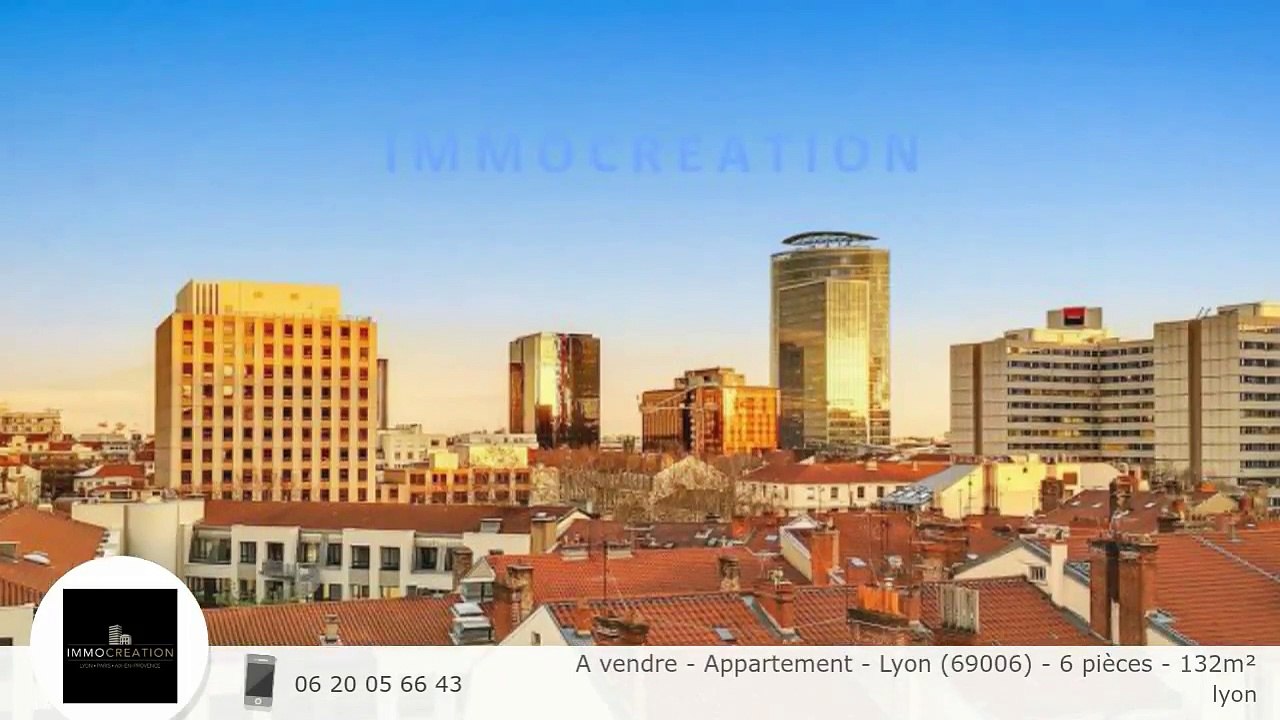 A vendre - Appartement - Lyon (69006) - 6 pièces - 132m²