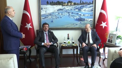 Bakanlar Zeybekci ve Soylu valiliği ziyaret etti - DENİZLİ