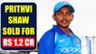 IPL 2018 Auction: Prithvi Shaw sold for 1.2 crore, Rahul Tripathi sold for Rs 3.4 crore | Oneindia