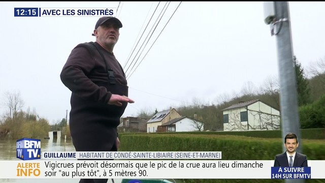 Crues en Seine-et-Marne: avec les sinistrés