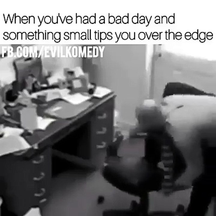 when you've had bad day and something small tips you over the edge