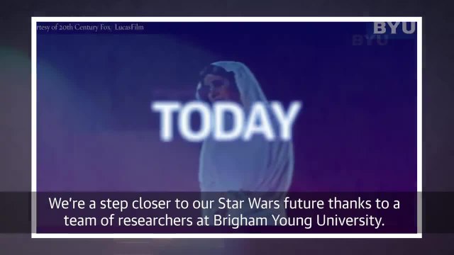Brigham Young team creates 'solid' 3D holograms by trapping particles | Engadget Today