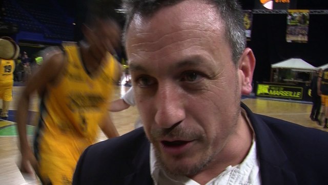 Rémi Giuitta, l'entraîneur de Fos Provence Basket