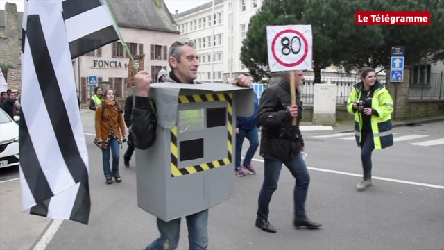 Vannes. Mobilisation anti-80 km/h : 100 manifestants