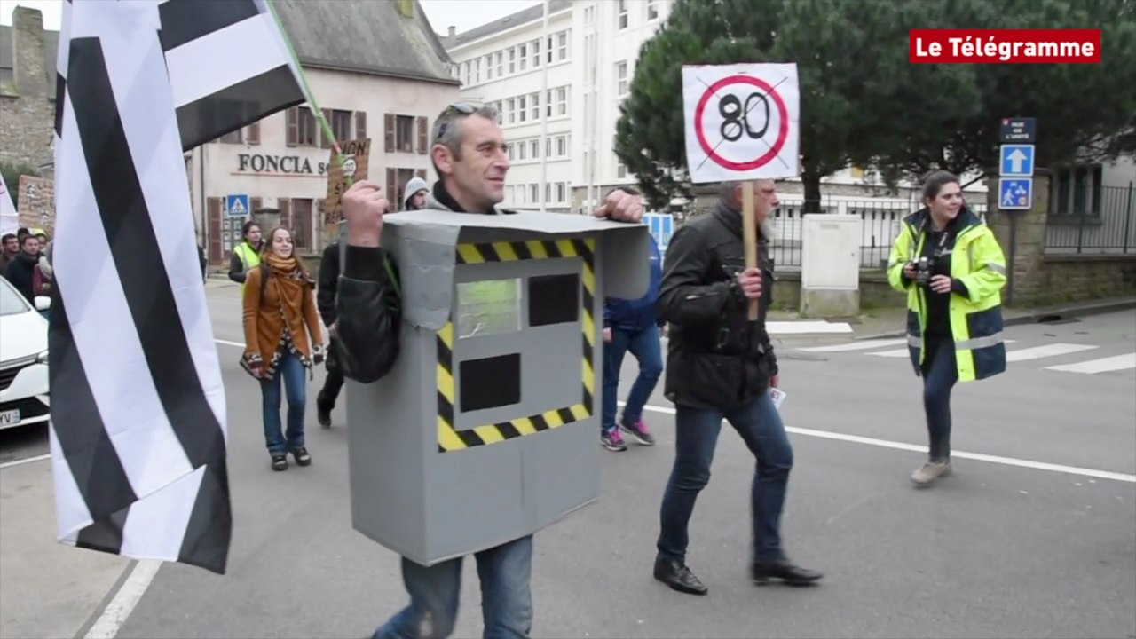 Vannes. Mobilisation anti-80 km/h : 100 manifestants