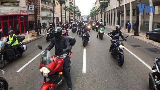 250 motards réunis à Toulon pour protester contre l'abaissement de la vitesse 80 km/h